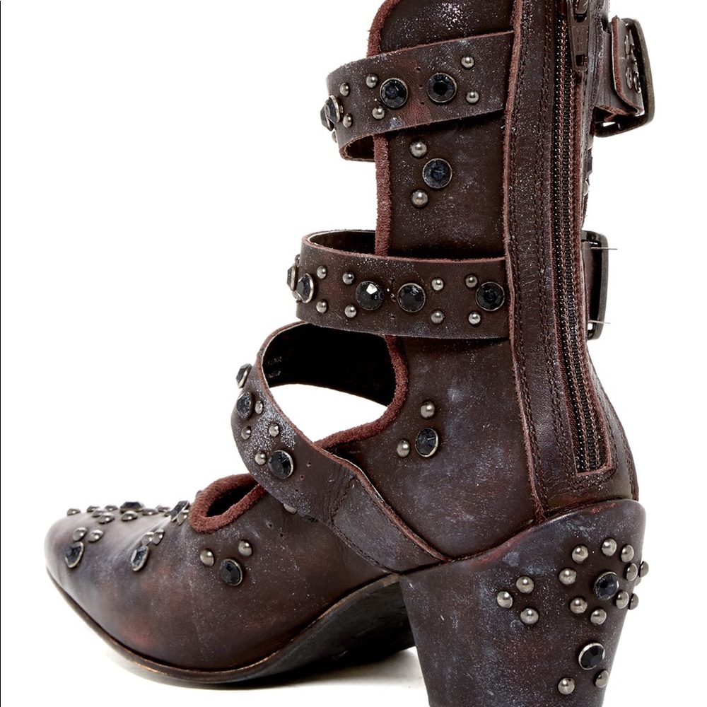 Free People Harvest Moon Leather Boot Festival Ren - Picture 10 of 10